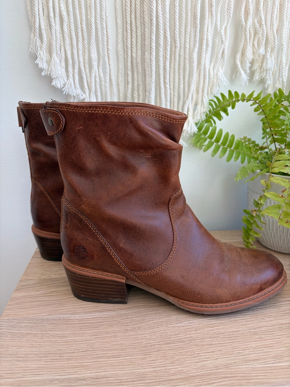 Timberland Sutherlin Bay Leather Boots Size 7.5